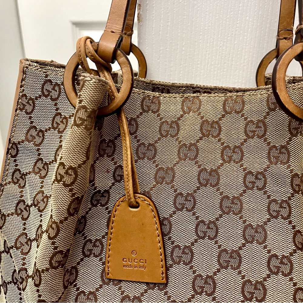 Gucci Monogram Canvas Handbag